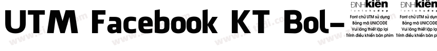 UTM Facebook KT Bol字体转换